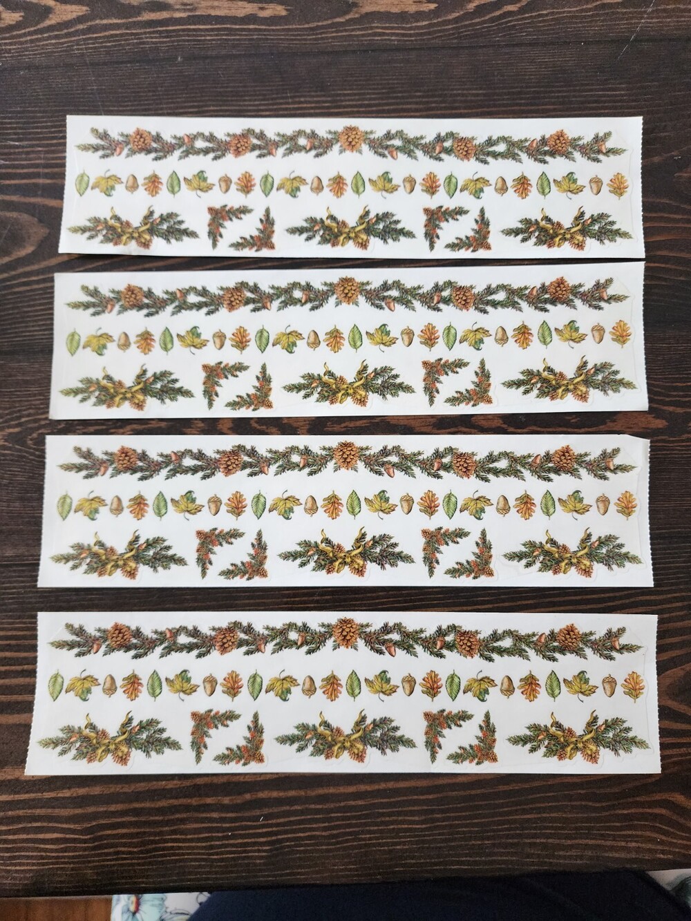 PSX Designs Mountain Trees Lot of 4 Borders Stickers SR1208 Vintage 2001 RARE #9